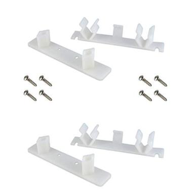 Imagem de Presilhas de gabinete frontal falsas (1 conjunto) com parafusos e instruções - Presilhas frontais falsas Tenn-Tex/ presilhas de gaveta falsas (abertura de 4 1/4")