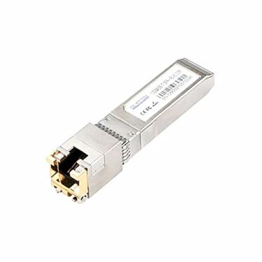 Imagem de Transceptor de cobre RJ-45 SFP+ 10GBase-T CAT.6a até 30 m, compatível com Cisco SFP-10G-T-S Ubiquiti UF-RJ45-10G Netgear D-Link Supermicro TP-Link e outros dispositivos abertos