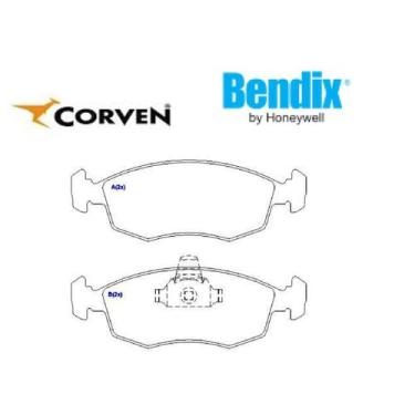Imagem de Pastilha de freio dianteira palio punto strada 1996 a 2009 - BENDIX