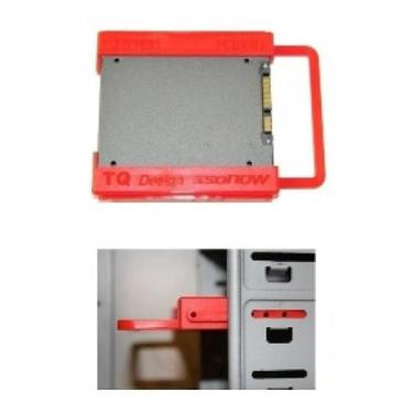 Imagem de Adaptador VERMELHO Hd 2.5 PRA 3.5 Hdd Ssd Para Baia GAMER PC - TQ DESI