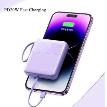 Imagem de Powerbank Carregador Portátil Turbo Cabos 10000mah - Agold