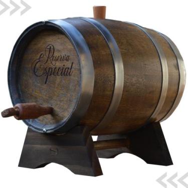 Imagem de Barril Tonel De Carvalho Europeu Envelhecido  3 L  - BARRIL BRASIL
