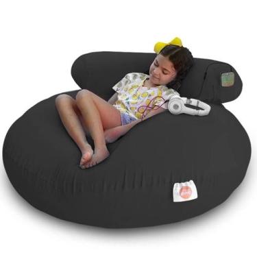 Imagem de Puff G-Pouf Preto -  Macio e leve/enchimento de pérolas - Good Pufes