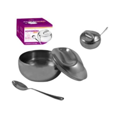 Imagem de Porta Açúcar Açucareiro Inox De Mesa - AC-01 - ds