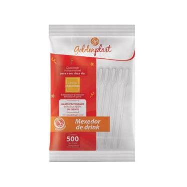 Imagem de Espatula Para Drink 11cm GoldenPlast Com 500 unidades