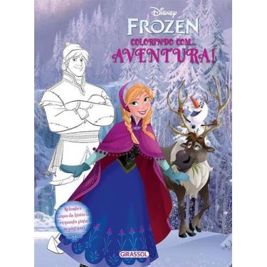 Imagem de Livro - Disney - Frozen - colorindo com - aventura