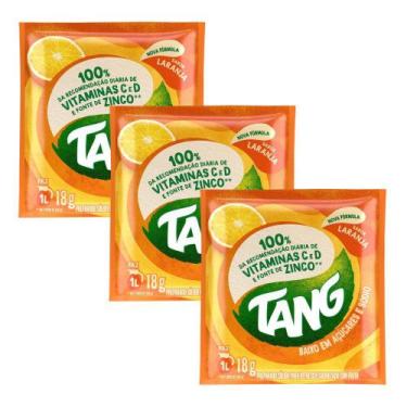 Imagem de Kit 3 Suco em Pó Tang Laranja 18g