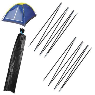 Imagem de 2 Conjuntos Varetas Reposição Barraca 2 Pessoas Camping Iglu - Kala, P