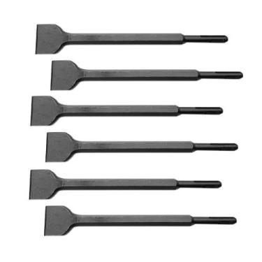 Imagem de 6 Talhadeiras P/ Martelete Sds-plus 40mm X 250mm Tipo Makita - IDEIAPR