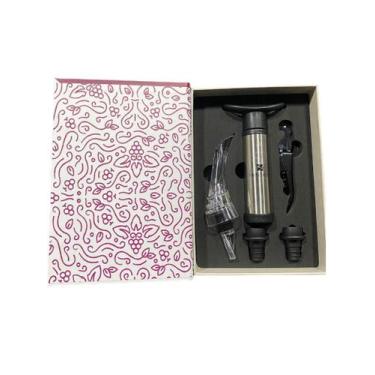 Imagem de Conjunto 5pc Acessórios P/ Vinho Saca Rolha UB90-5 -Hercules