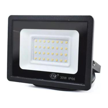 Imagem de Refletor Led 30w Prova Dágua Ip66 Holofote Branco Frio - Lt Leds