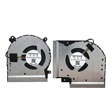 Imagem de QUETTERLEE New CPU and GPU Cooling Fan for ASUS ROG Strix Scar II Gaming Laptop GL504 GL504G GL504GS GL504GM GL504GV GL504GW GL504GV-DS74 GL504GW-DS74 Series DFSCK221051820 FK7T DFSCK221151810 FK7U