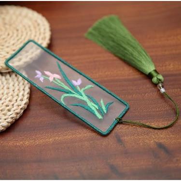 Imagem de Lauboruan Kits de bordado carimbados para iniciantes com padrão de grama de flores, kit de ponto cruz para iniciantes de artesanato fácil DIY (estilo1)