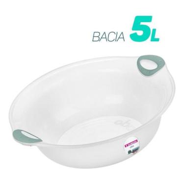 Imagem de Bacia Com Borracha Nas Laterais Com 5 Litros - Sanremo Prática, Resist