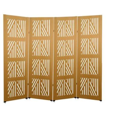 Imagem de Biombo Mauri 4 Folhas c/ 08 Pezinhos - ComercialMasul