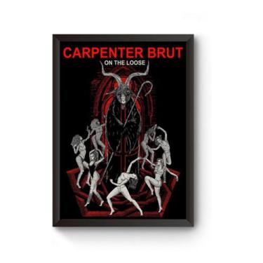 Imagem de Quadro Arte Carpenter Brut Poster - Fanarte