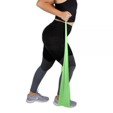 Imagem de Faixa elastica para exercicios diarios com 1,30mt resistencia média - 