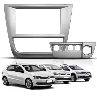 Imagem de Moldura Painel 2din Mp5 7 Polegadas Gol Voyage Saveiro G6 - Autoplast