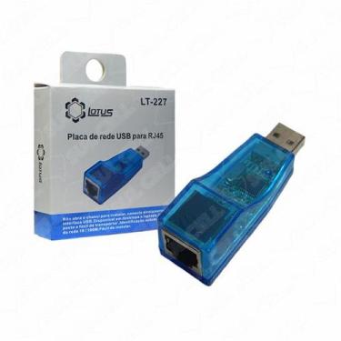 Imagem de Adaptador USB para RJ45 - AD-07 / LT-227 - Multcomercial