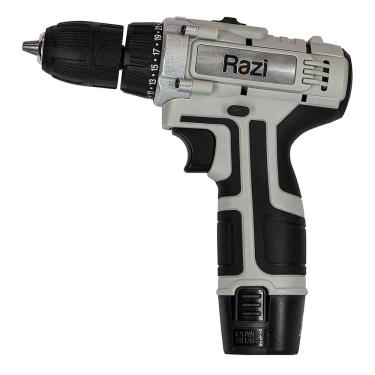 Imagem de Furadeira E Parafusadeira Soft Grip 12v Razi + 2 Baterias E Maleta