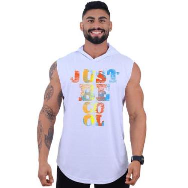 Imagem de Regata Longline Com Touca Masculina Mxd Conceito Just Be Cool