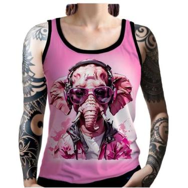 Imagem de Regata Camiseta Tshirt Animais Óculos Elefante Moderno 2 - Enjoy Shop,