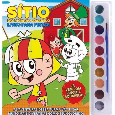Imagem de Sítio De Picapau Amarelo - Livro Para Pintar - Aquarela 10 Cores