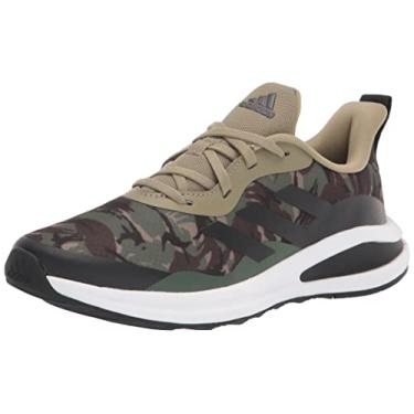 Imagem de adidas Tênis de corrida unissex infantil FortaRun X Marvel Homem-Aranha com duas alças, Core Black/Carbon/Orbit Green, 17