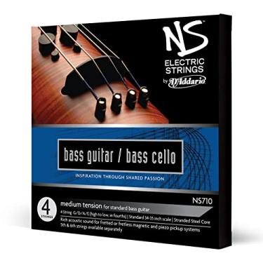Imagem de D'Addario Conjunto de cordas NS Electric Bass/Violoncelo, escala 4/4, tensão média