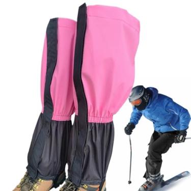 Imagem de Polainas de caminhada impermeáveis, polainas ajustáveis ​​para botas de neve - Polainas de ajustáveis ​​Polainas de caça - Jacarés de bota respiráveis, polainas leves para caminhadas, escaladas, caça