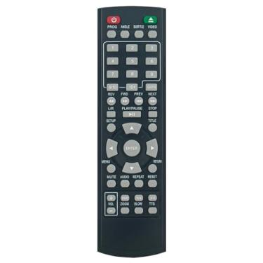 Imagem de ECONTROLLY Controle remoto de substituição XL-6046 XL6046 LR03 100008761 100093892 compatível com leitor de DVD Onn HDMI Upgrading ONA18DP001 100008761OA ONA19DP005