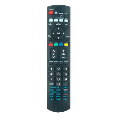 Imagem de N2QAYB000220 Novo controle remoto substituído adequado para Panasonic LCD TV TH50PZ85UA TH-50PZ85UA TH58PZ800 TH-58PZ800 TH58PZ800U TH-58PZ800U TH58PZ800UA TH-58PZ800UA 0UA TH588 PZ850 TH-58PZ850