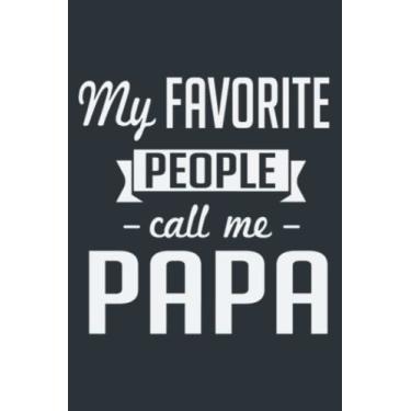 Imagem de My Favorite People Call Me Papa Cute Father: Study Notebook, 6 x 9 inches, 120 pages