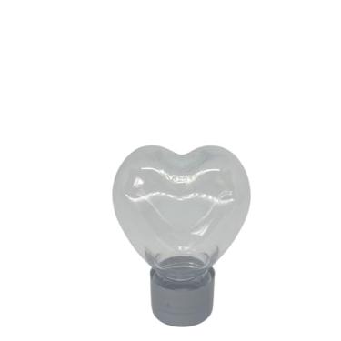 Imagem de 50 Mini Baleiro Coração 50ml - Lembrancinha - Tubete (Prateado)