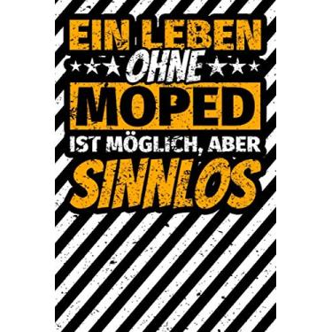 Imagem de Notizbuch liniert: Moped-Fahrer Geschenke lustiger Spruch Moped