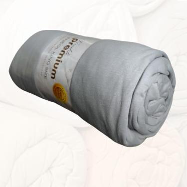 Imagem de Lençol Avulso Queen com Elástico Malha 100% Algodão Vivaldi Premium Sul Brasil (Quartzo)