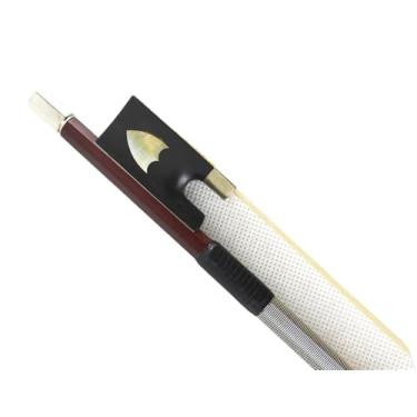 Imagem de Arco de violino brasileiro de madeira vermelha tamanho 4/4 com arco de ébano resposta rápida Arco violino prático