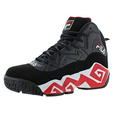 Imagem de Fila Mens MB Heritage Sneaker,Black/Red,10.5