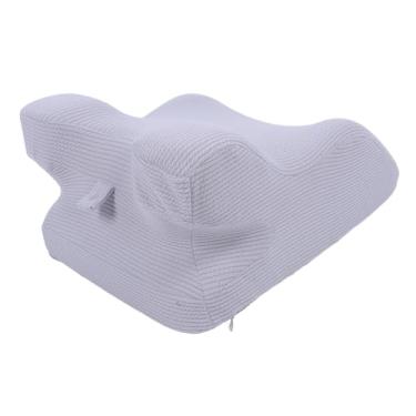 Imagem de Travesseiro de Cunha Ergonômica de Espuma Viscoelástica para Suporte de Costas e Leitura Em Salão de Beleza Doméstico