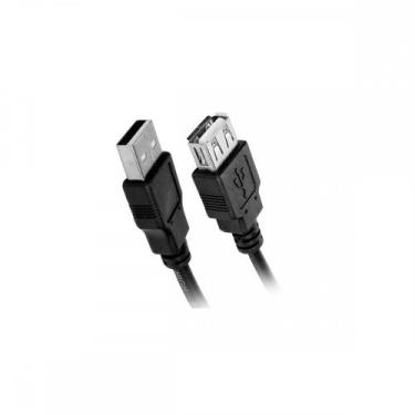 Imagem de Cabo Usb 2.0 - Usb A Macho + Usb A Femea 2.0 - 1.80M - Preto 018-3277 