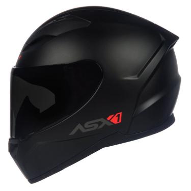 Imagem de Capacete ASX City Solid Preto Fosco