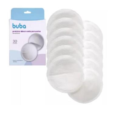 Imagem de Protetor De Seios Amamentação Absorvente Descartável 30 Un - Buba, Bra