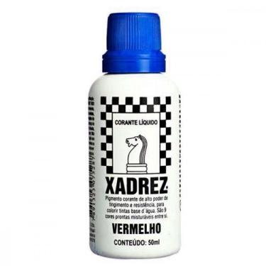 Imagem de Corante Xadrez Azul 50Ml Para Tinta  - Kit C/12 - XADREZ CORANTE, Azul