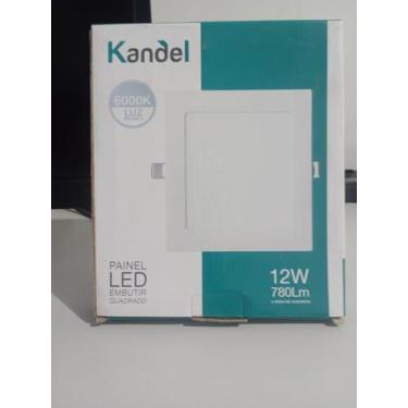Imagem de Painel led de embutir quadrado 12 w 6000 k branco frio - KANDEL