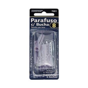 Imagem de CARTELA BRASF PARAF Com BUCHA N.08 Com 06 7681 - BRASFORT