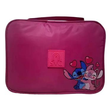 Imagem de Estojo Lilo Stitch Infantil Escolar Box Jumbo Grande Aulas