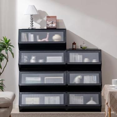 Imagem de Cômoda para quarto, cômoda e cômoda alta de madeira, cômoda vintage cômoda para quarto, organizador de peito para quarto, sala de estar, corredor