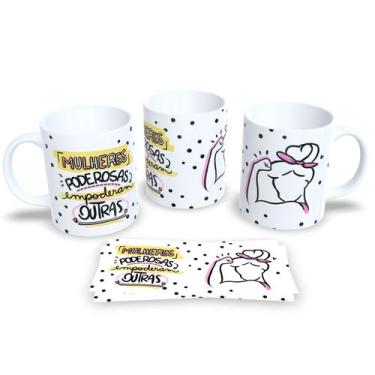Imagem de Canecas de Porcelna Personalizadas dia Internacional da Mulher 8 de Ma