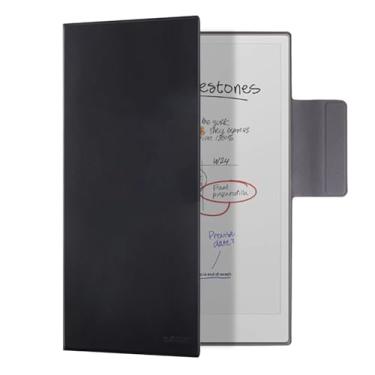 Imagem de BOZHUORUI Capa magnética para tablet Remarkable Paper Pro Color de 11,8 polegadas lançado em 2024, com hibernar/despertar automático, capa fólio ultrafina leve de couro PU para notável Paper Pro