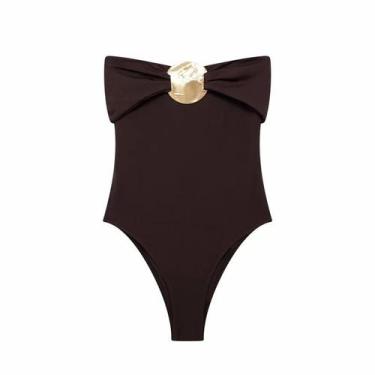 Imagem de Body Feminino Preto - Sem Mangas, Decote Ombro a Ombro - Sexy e Ajusta